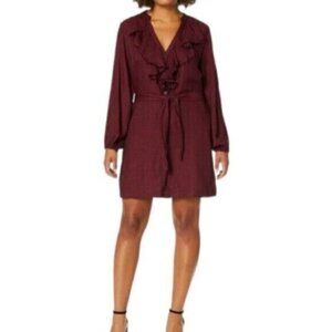 NWT Paige | Rumba Red & Black Plaid Isabelle Mini Dress Size XS